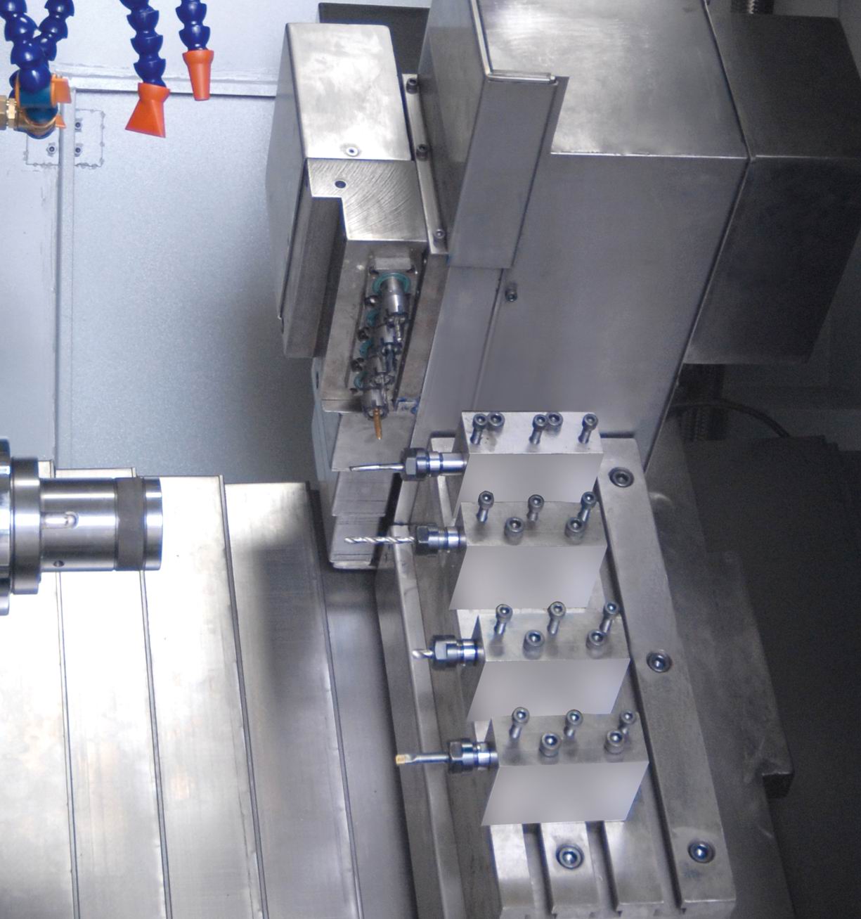 斜床式車銑復(fù)合車床細(xì)節(jié)圖