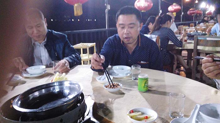 凱恩利高層與客戶晏會