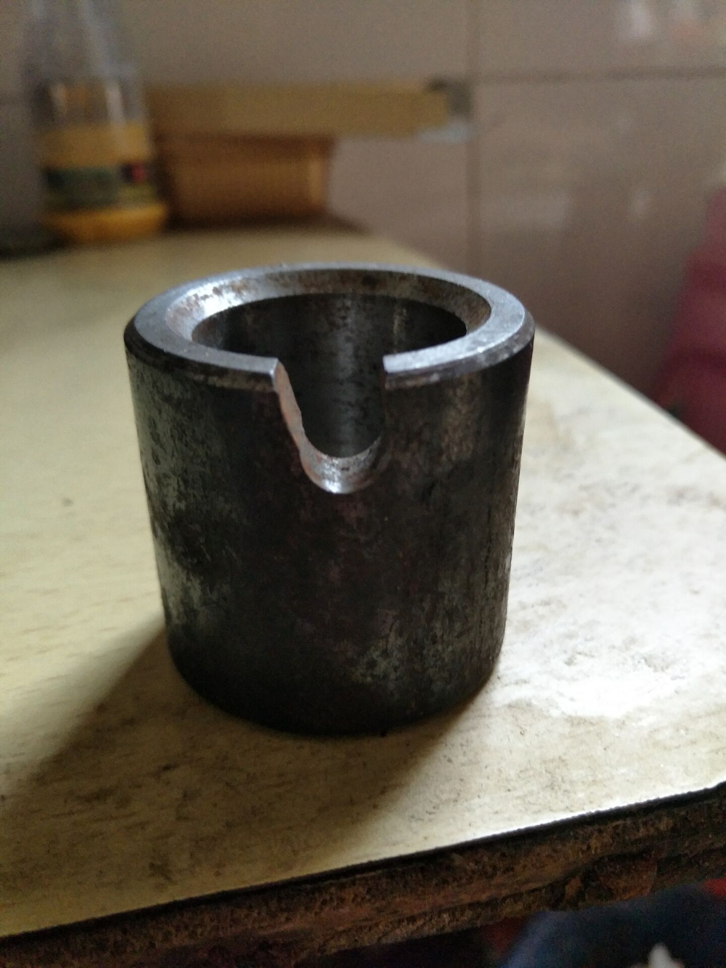 采用CKX6146C-Ｙ（排刀帶Y軸車銑復合機）免費幫南海陳祥明老板制作車屑件樣品的樣品