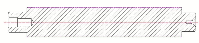 加工:同時加工端面、外圓、倒角、內(nèi)孔、中心孔。