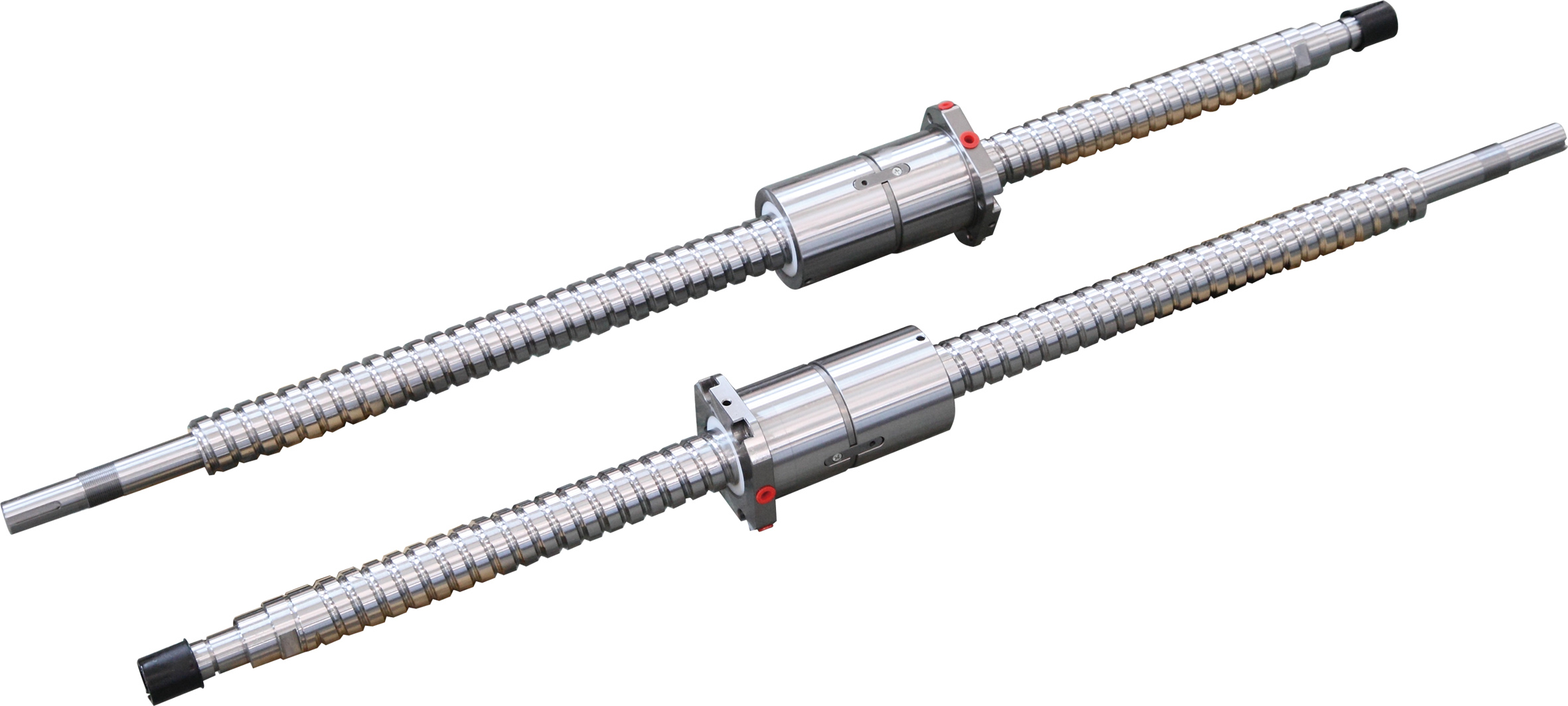 高剛性、高精度、高速度的進(jìn)口臺(tái)灣上銀或銀泰P級(jí)線性滑軌，C3精密滾珠絲桿，專(zhuān)用日本NSK/德國(guó)FAG絲桿軸承。