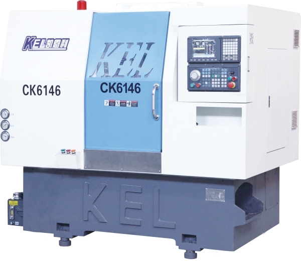 46 刀塔 帶動(dòng)力頭 車銑復(fù)合機(jī)（ 45度斜床身 線軌機(jī)）CK6146D-C