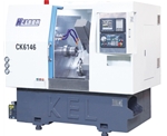 46 刀塔 帶動力頭 帶Y軸 車銑復(fù)合機（ 45度斜床身 線軌機）CK6146D-Y